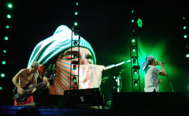 Red Hot Chili Peppers at Lollapalooza 		Argentina.